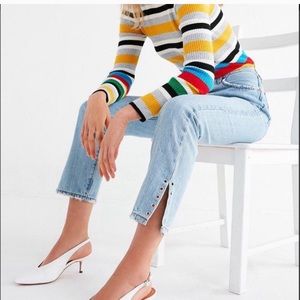 NWT Levi’s 501 Cropped Jeans Eye for an Eye